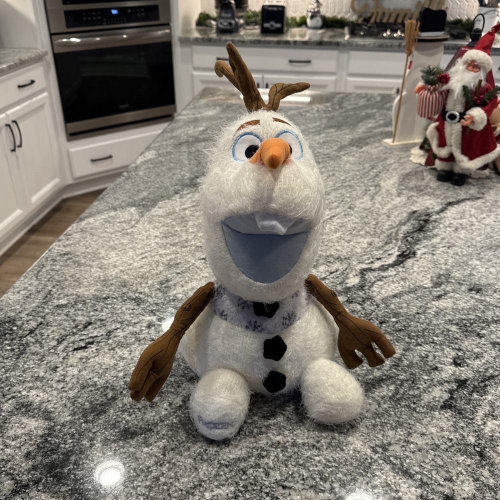 Disney Frozen Broadway Musical Olaf Plush Snowman Fuzzy Stuffed Toy 18‎ Inches